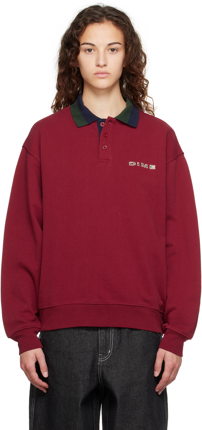 Red Rugby Sweatshirt