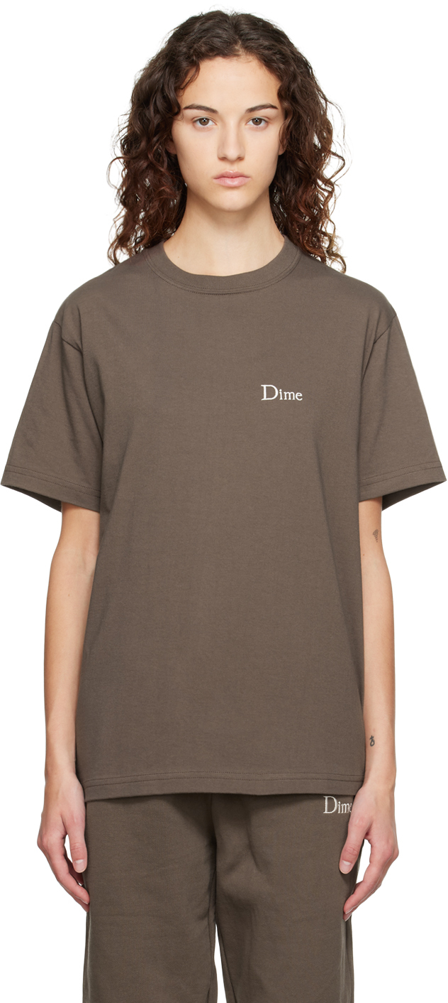 セール！ Dime Classic Logo Tシャツ ブラウン Mサイズ | www