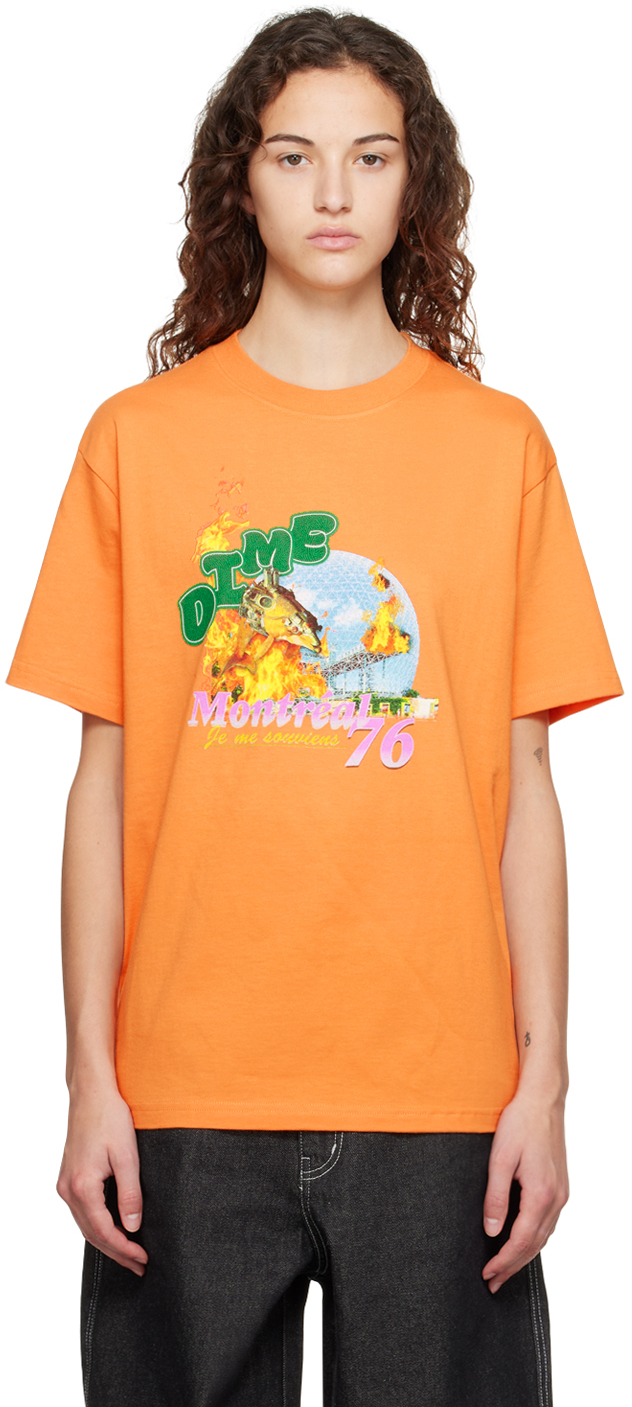 Dime Orange Biosphere T-shirt In Jupiter
