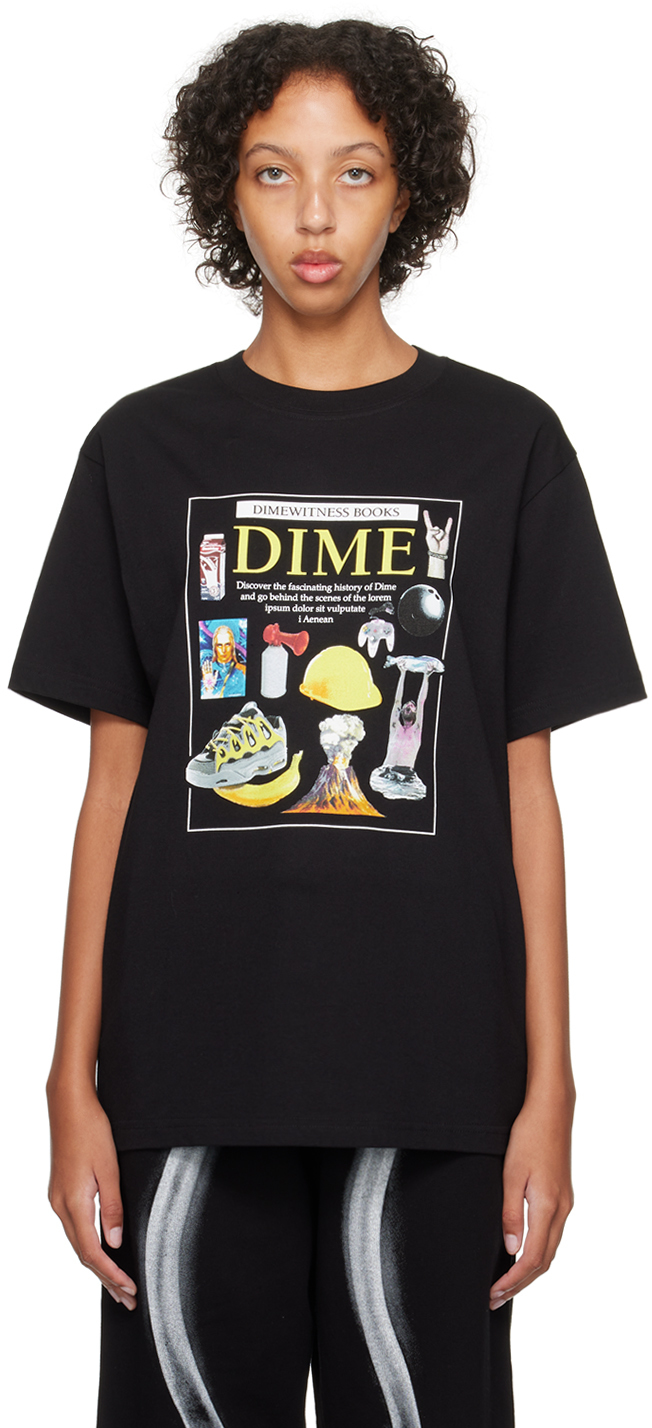 Dime Black 'witness Books' T-shirt