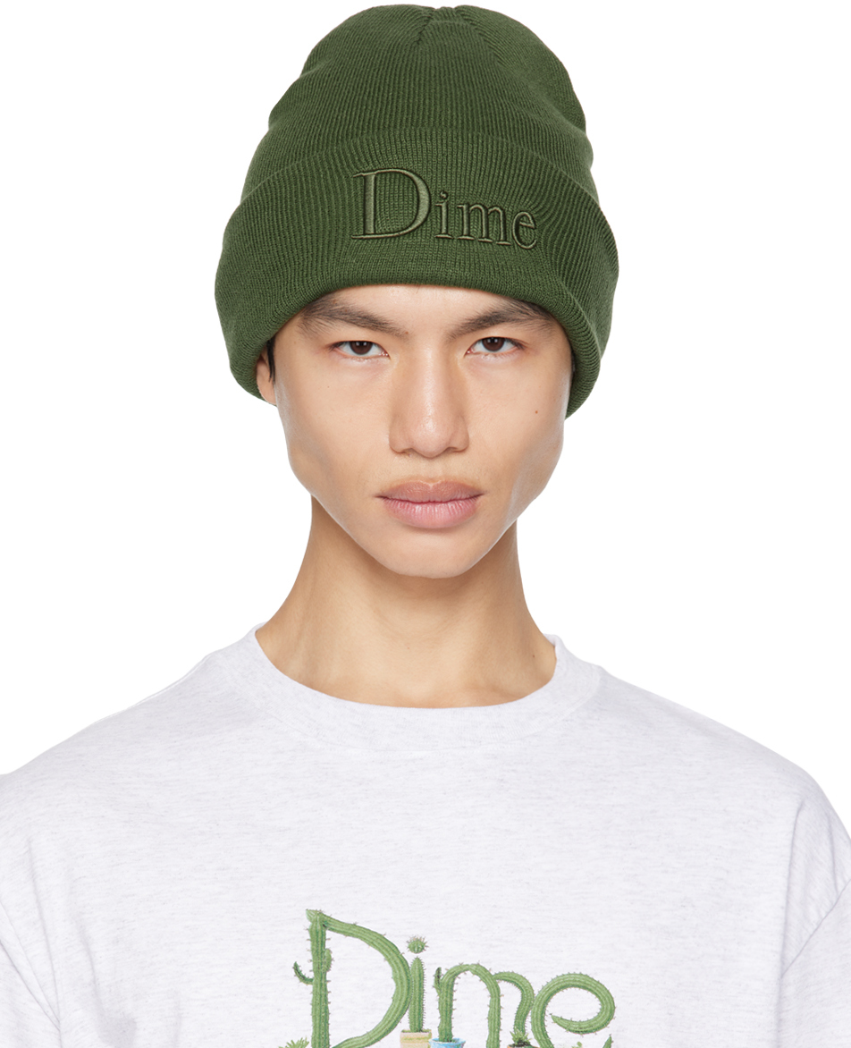 Dime Khaki Classic 3D Beanie