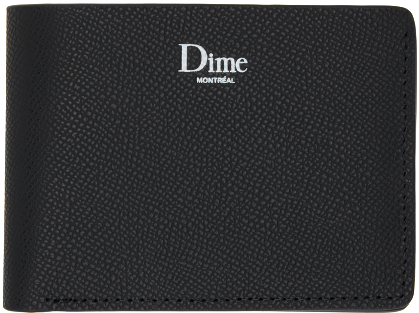 Dime Black Leather 'Dime' Wallet