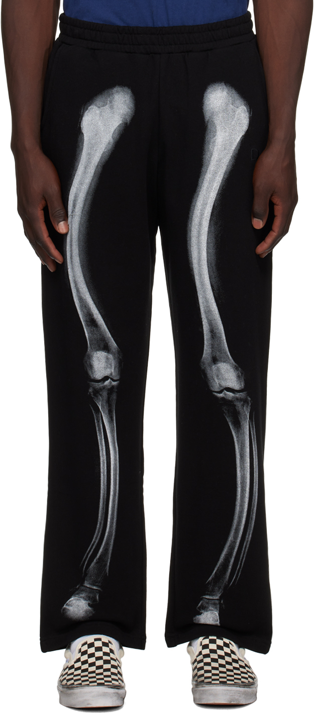 Dime Wave Bones Sweatpants In Black | ModeSens