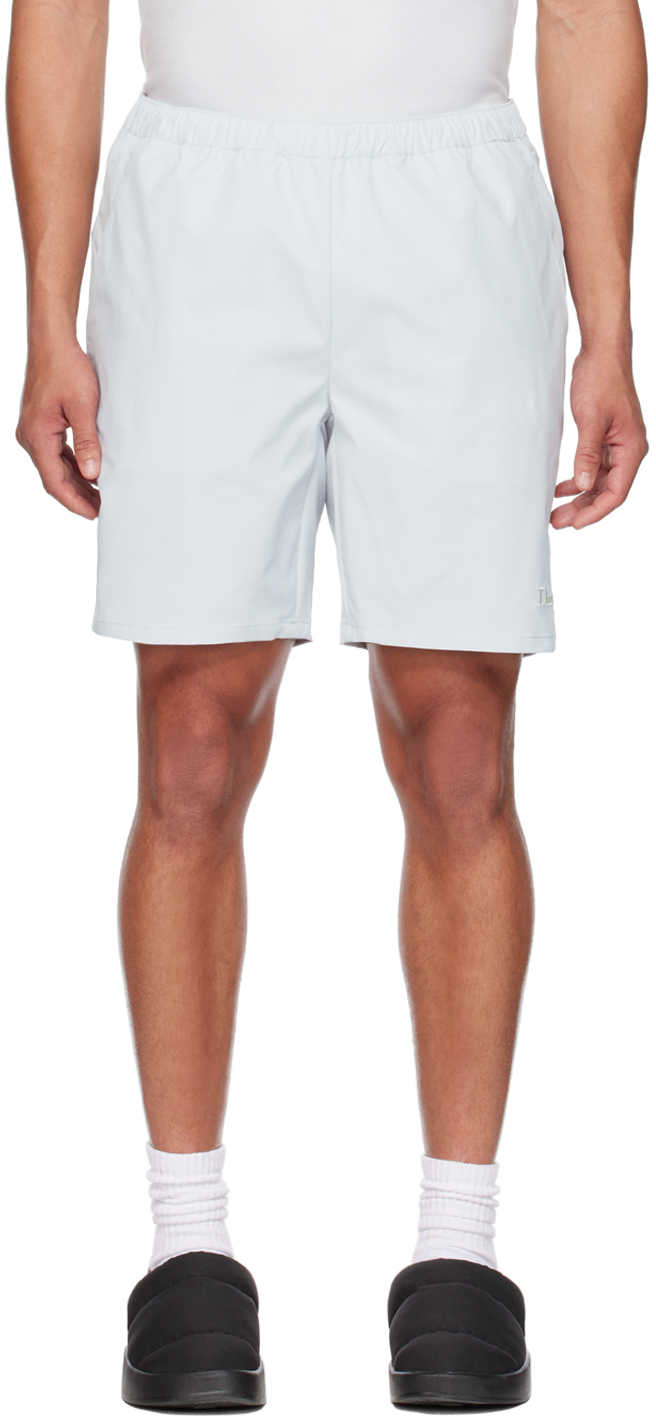 Shop Dime Gray Classic Shorts In Light Gray