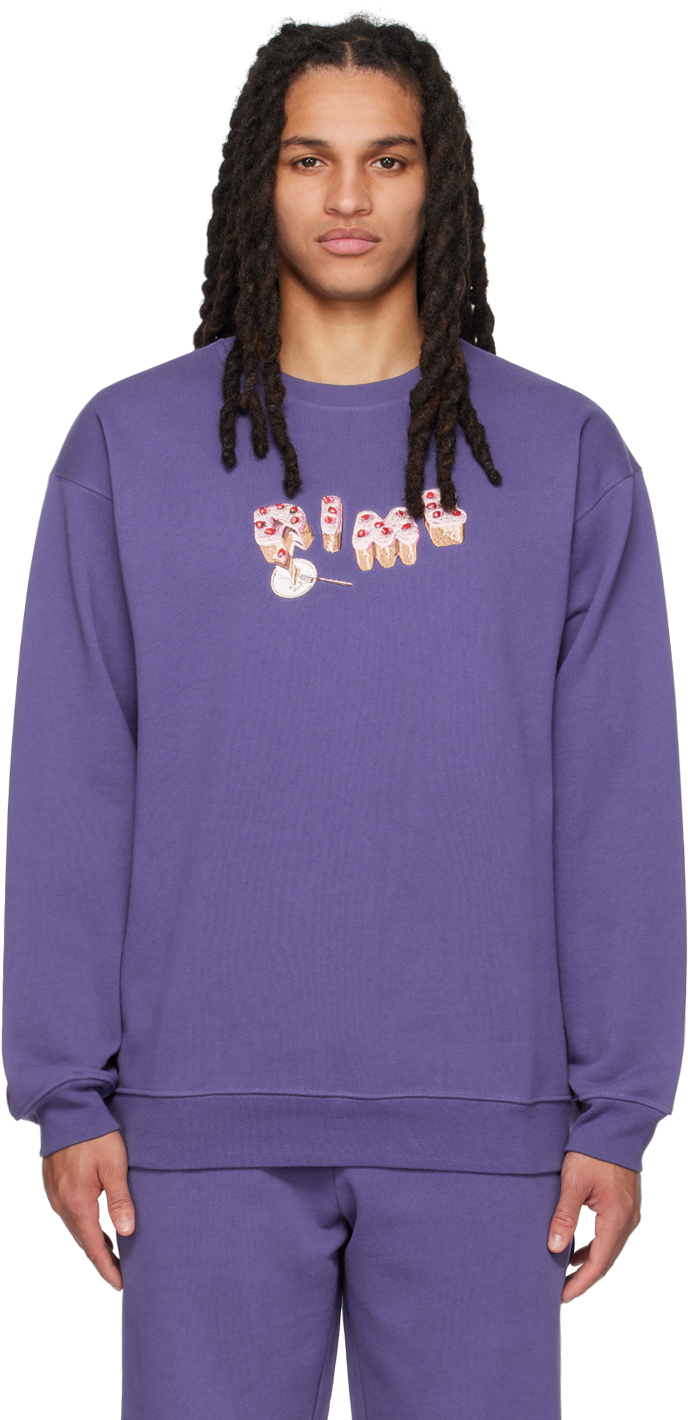 Dime Purple Cake Sweatshirt In Multiverse