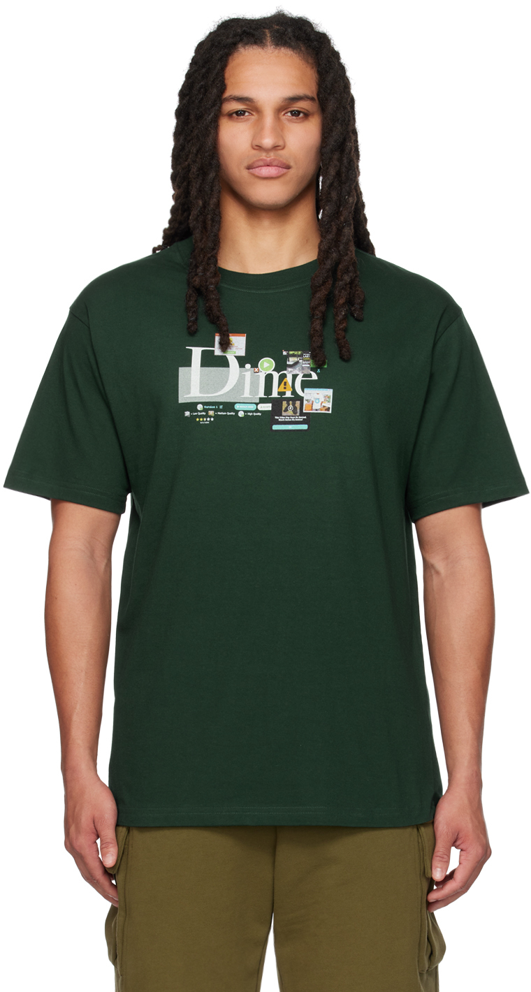 Dime Green Classic Adblock T-shirt In Green Lake