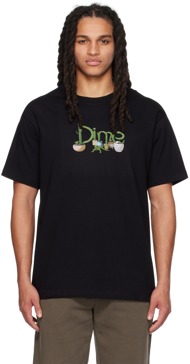 Black Cactus T-Shirt by Dime on Sale