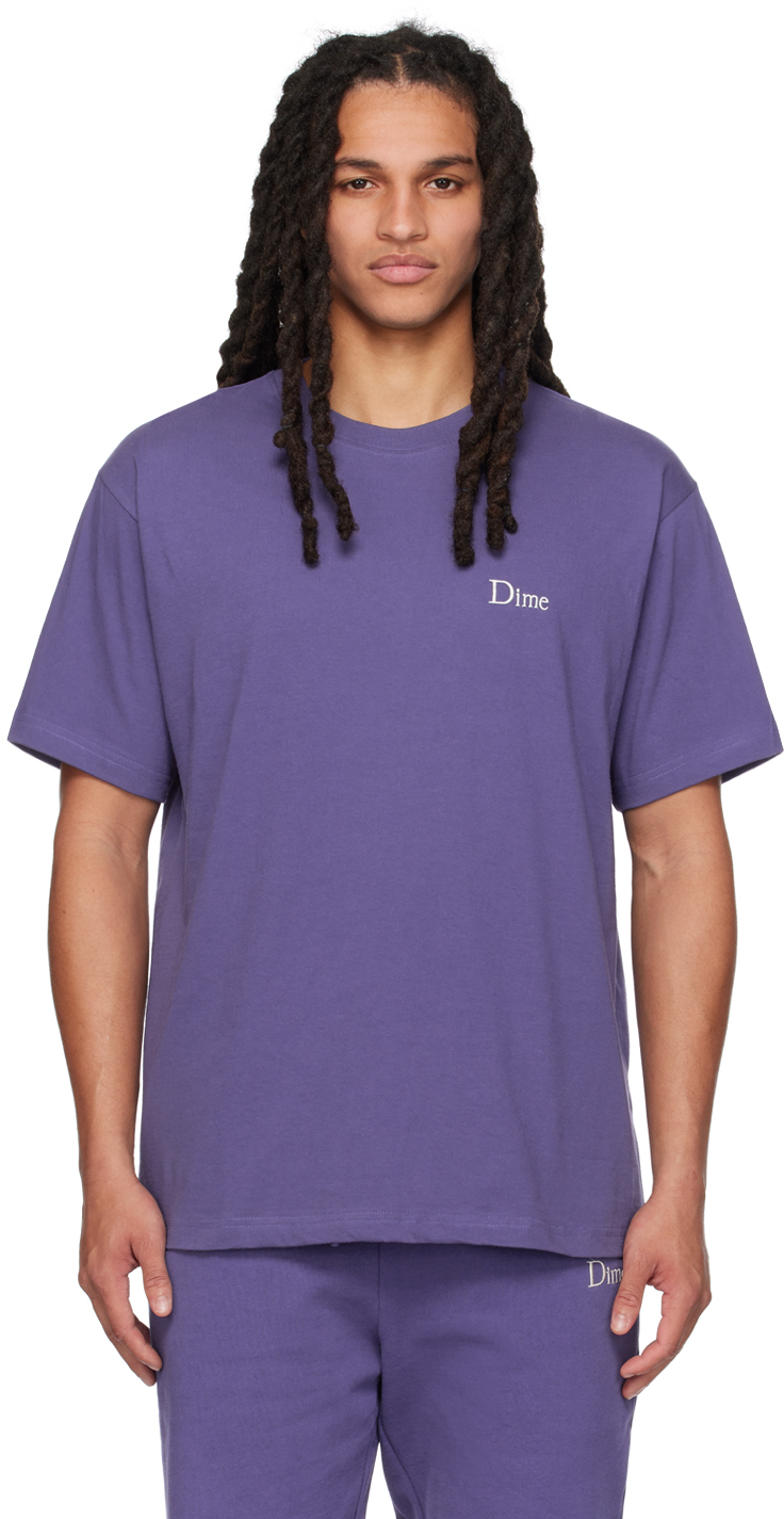 Purple Small Classic T-Shirt by Dime on Sale