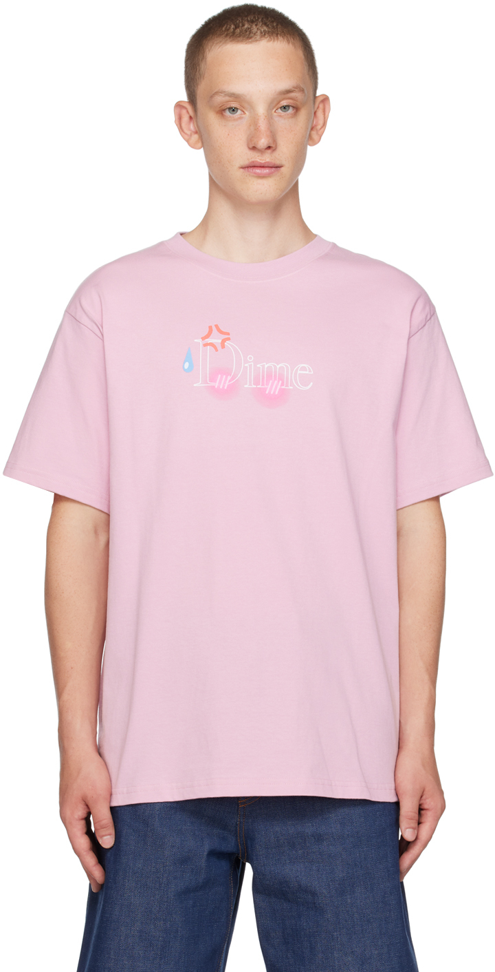 Dime Pink Senpai T-shirt In Lilac