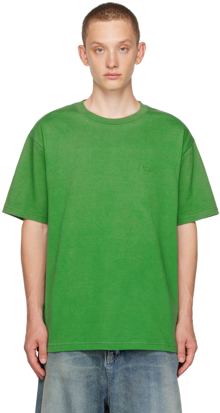 Green Classic T-Shirt by Dime on Sale