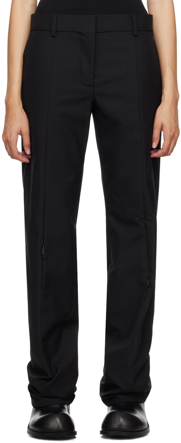 Black Wound Trousers