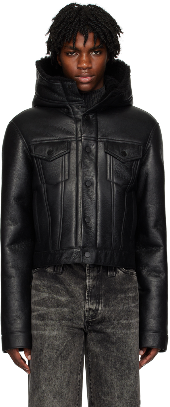 Black Lykos Shearling Jacket