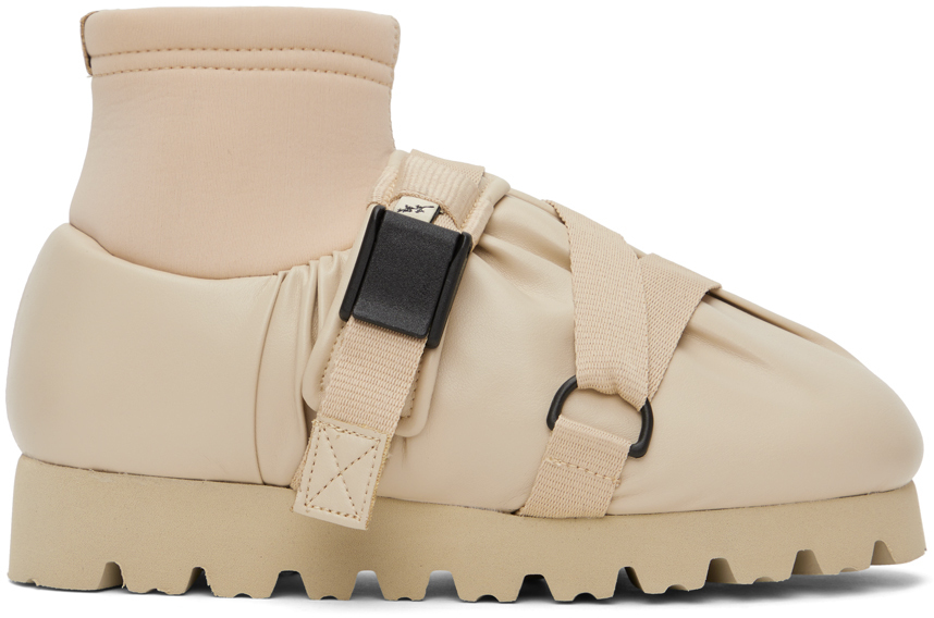 Beige Nawa Camp Boots