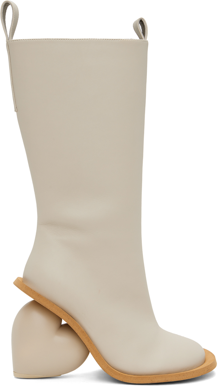SSENSE Exclusive Off-White Love Boots