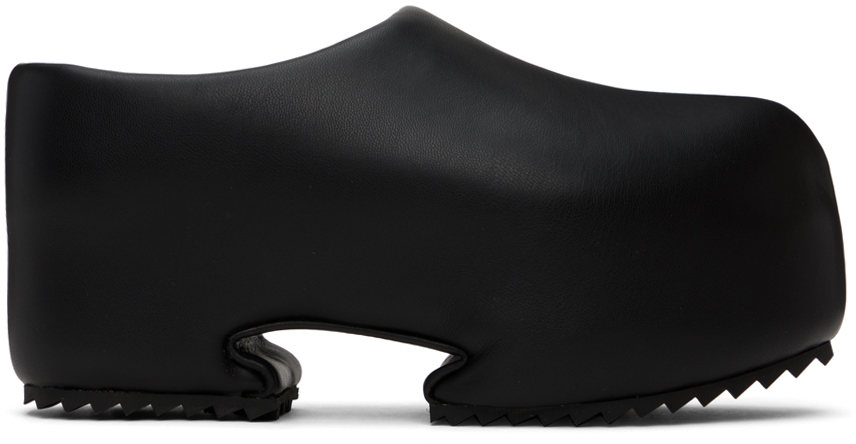 Black Pointed Clogs