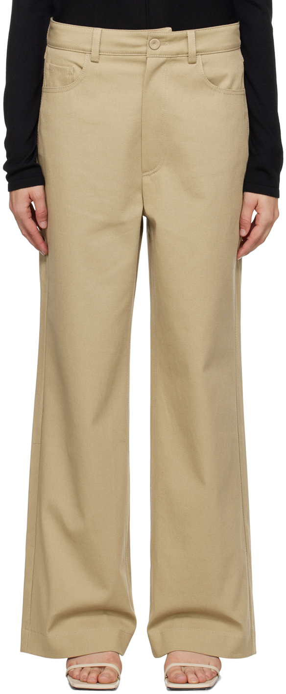 Beige Josine Trousers