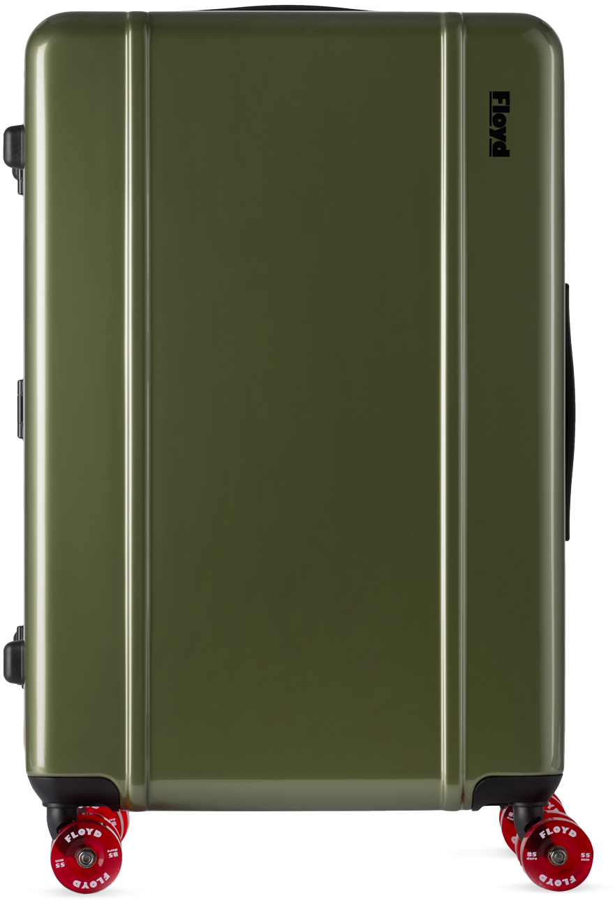 Floyd Green Check-in Suitcase In Vegas Green