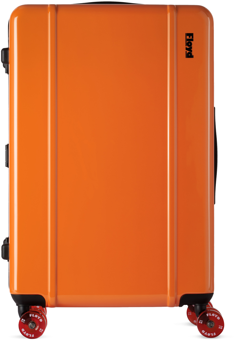 Floyd Orange Check-in Suitcase In Hot Orange