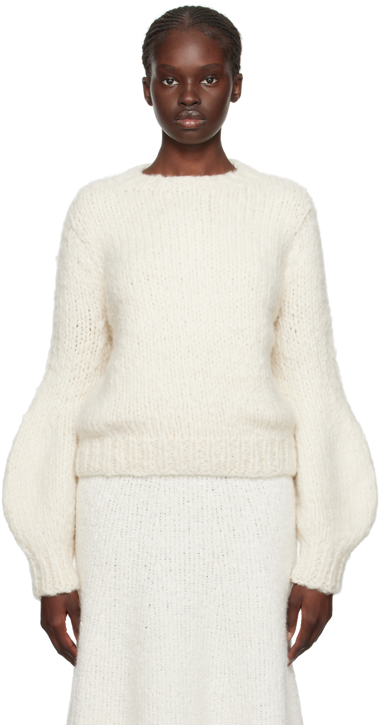 Gabriela Hearst Off-White Clarissa Sweater
