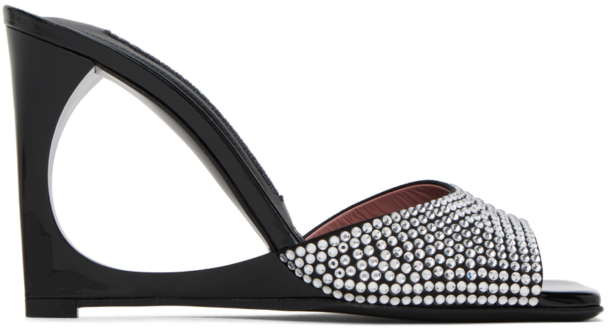 【関税込み】Les Petits Joueurs ブラック Lola ミュール Black Crystal Lola - LES PETITS JOUEURS – Les Petits Joueurs