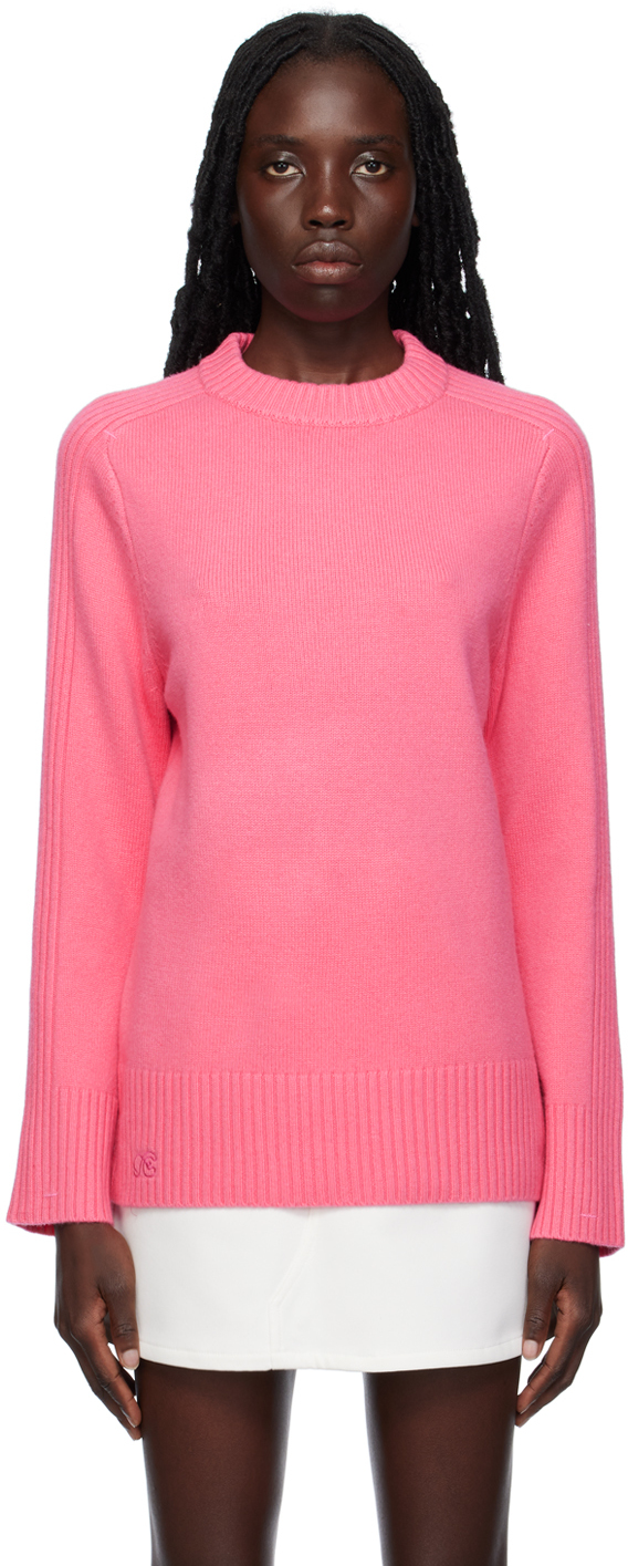 Fax Copy Express Pink Pullover Sweater
