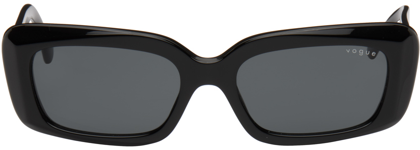 Vogue Eyewear Black Hailey Bieber Edition Sunglasses In W44/87 Black