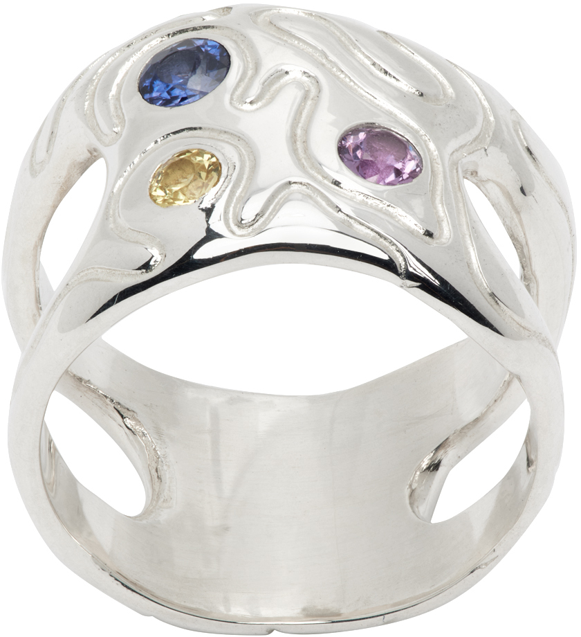 octi Silver Globe 02 Ring | Smart Closet