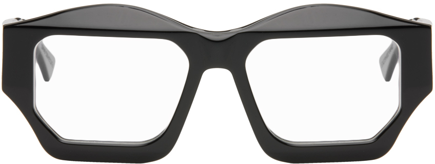 Kuboraum Black F4 Glasses In Black Shine