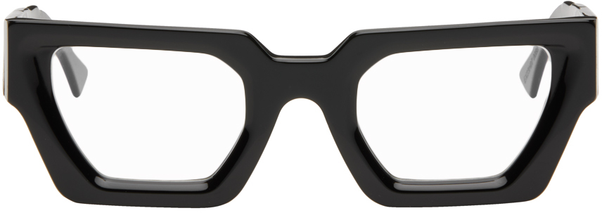 Kuboraum Black F3 Glasses In Black Shine