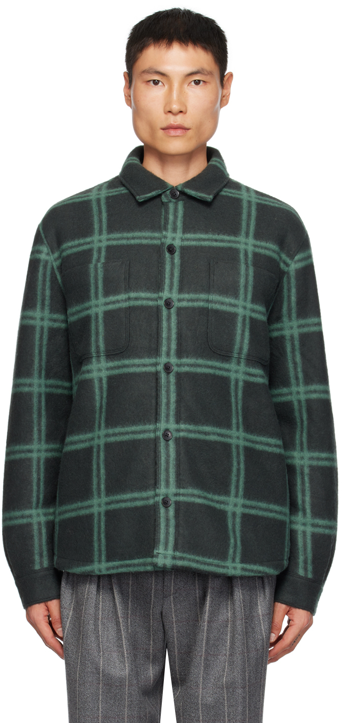 Green Windowpane Shirt