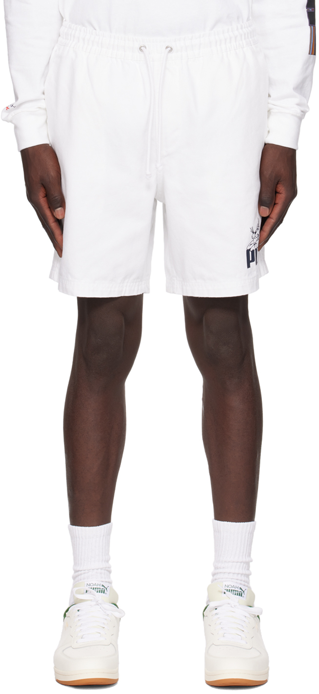 White PUMA Edition Shorts