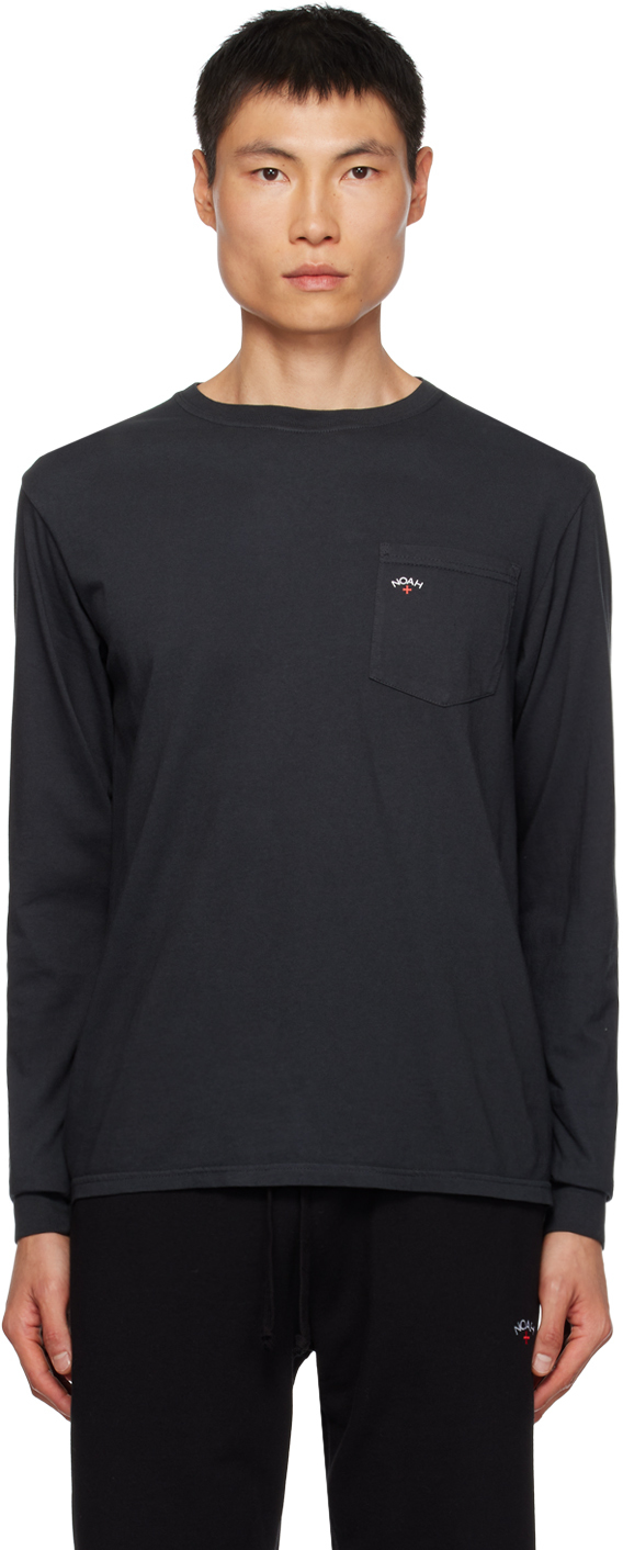 noah long sleeve pocket tee