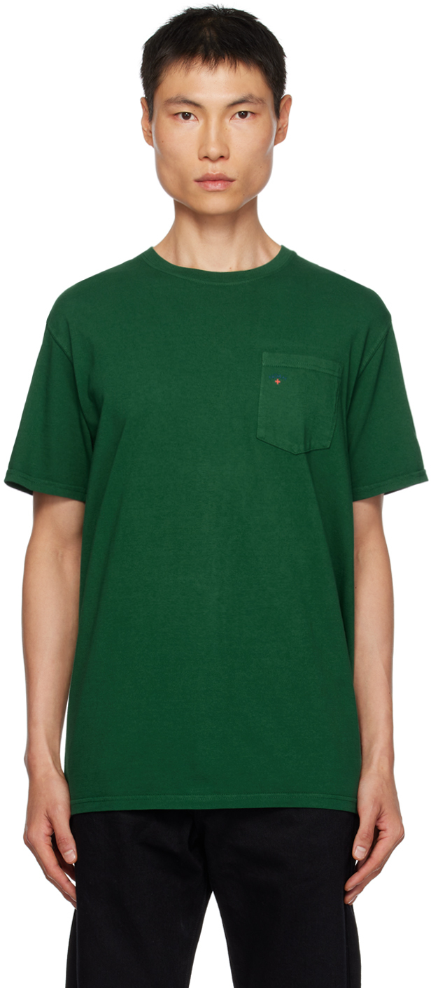 Green Pocket T-Shirt by Noah on Sale