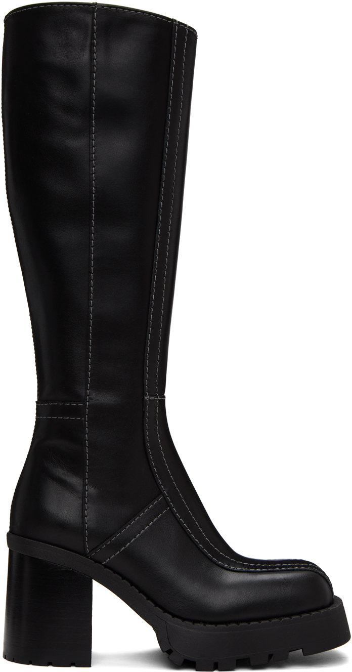 Black Dulce Boots By Miista On Sale