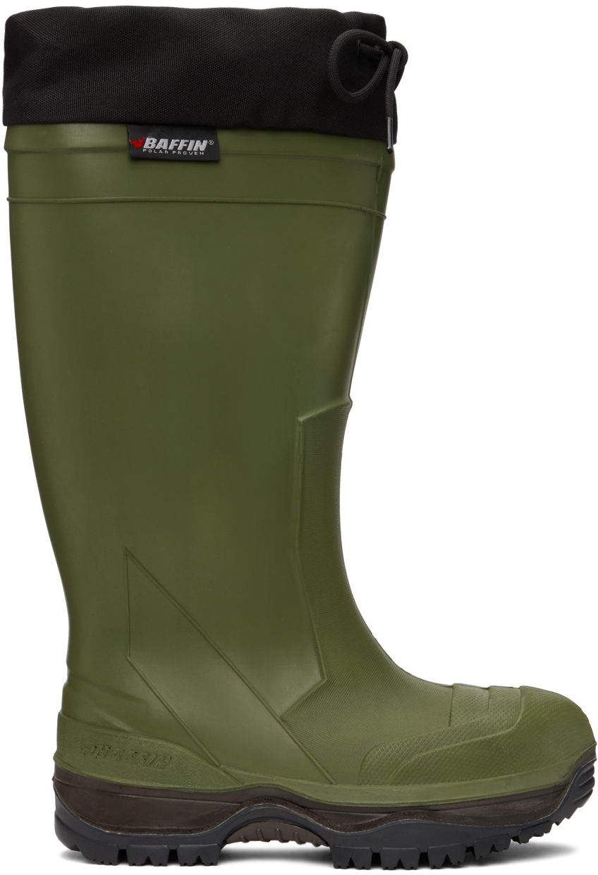 Baffin Green Icebear Boots In 394 Forest/black
