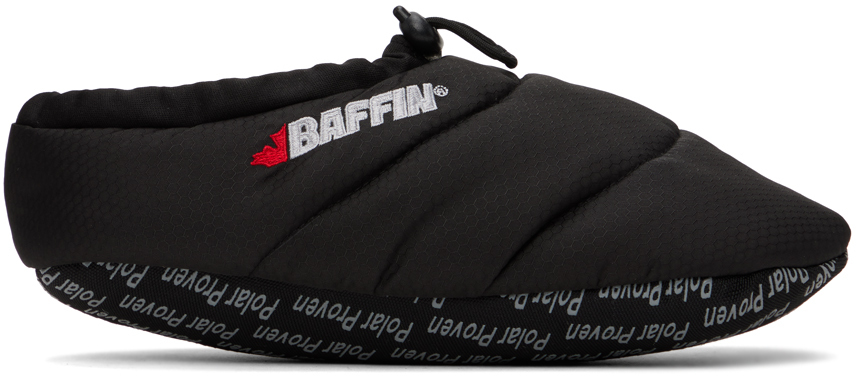 Baffin Black Cush Slippers In 1 Black