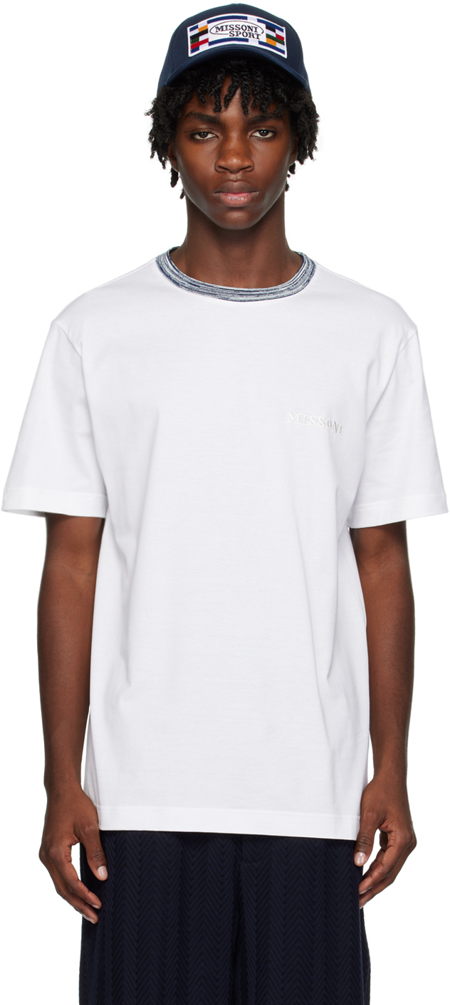 Missoni White Vented T-Shirt