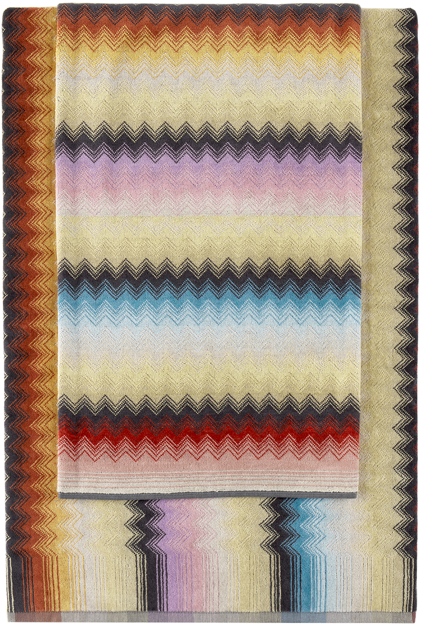 Missoni Multicolor Byron Two-piece Towel Set In 149