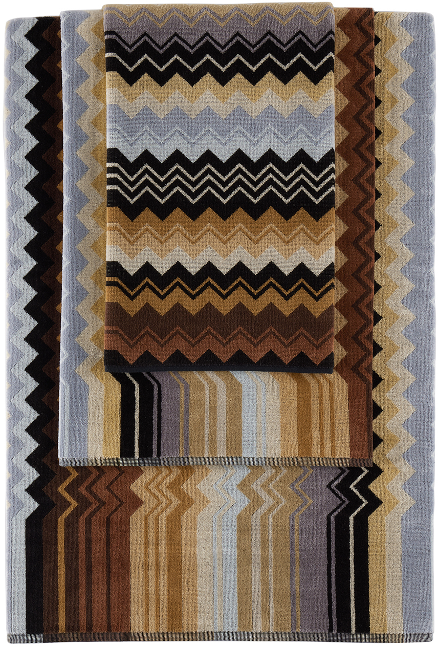 Missoni Multicolor Giacomo Five-piece Towel Set In 160