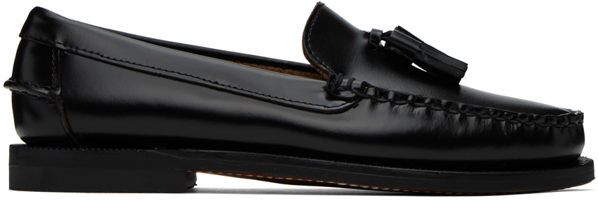 Sebago black loafers sale