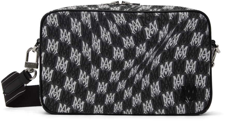 MLB Monogram Jacquard Crossbody Bag (Black), Luxury, Bags