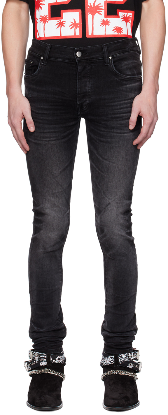 Authentic Brand New Mike Amiri Paint Drip Core Logo Black Jeans