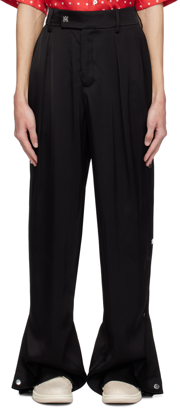 Black Snap Trousers