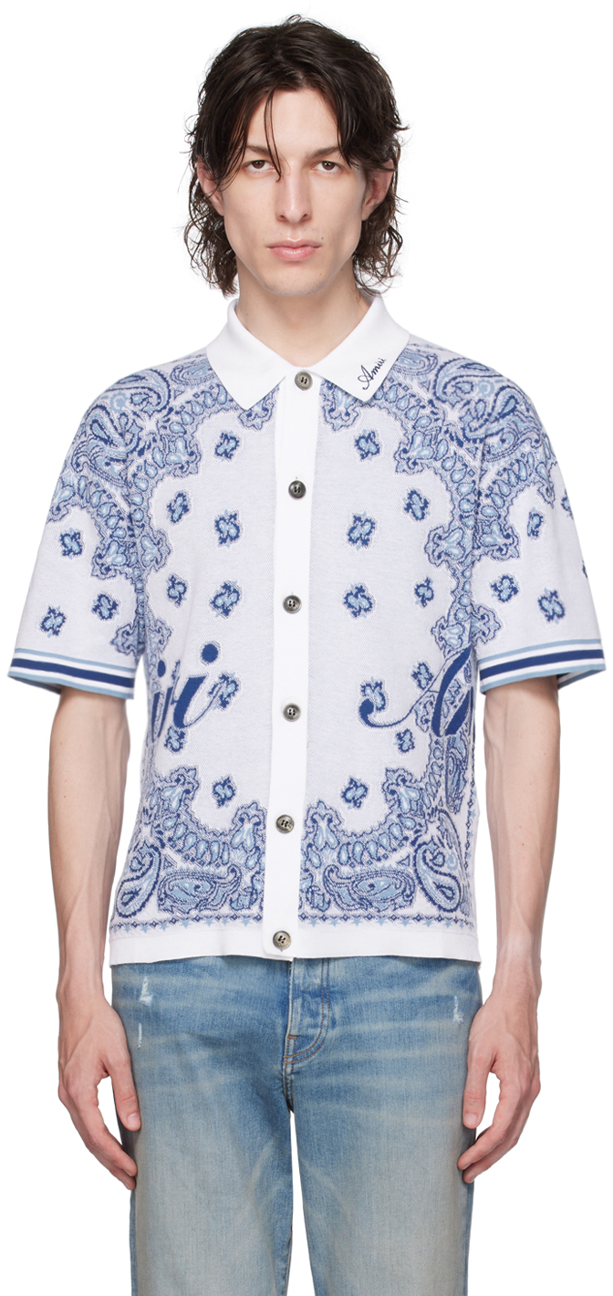 AMIRI: White Paisley Shirt | SSENSE