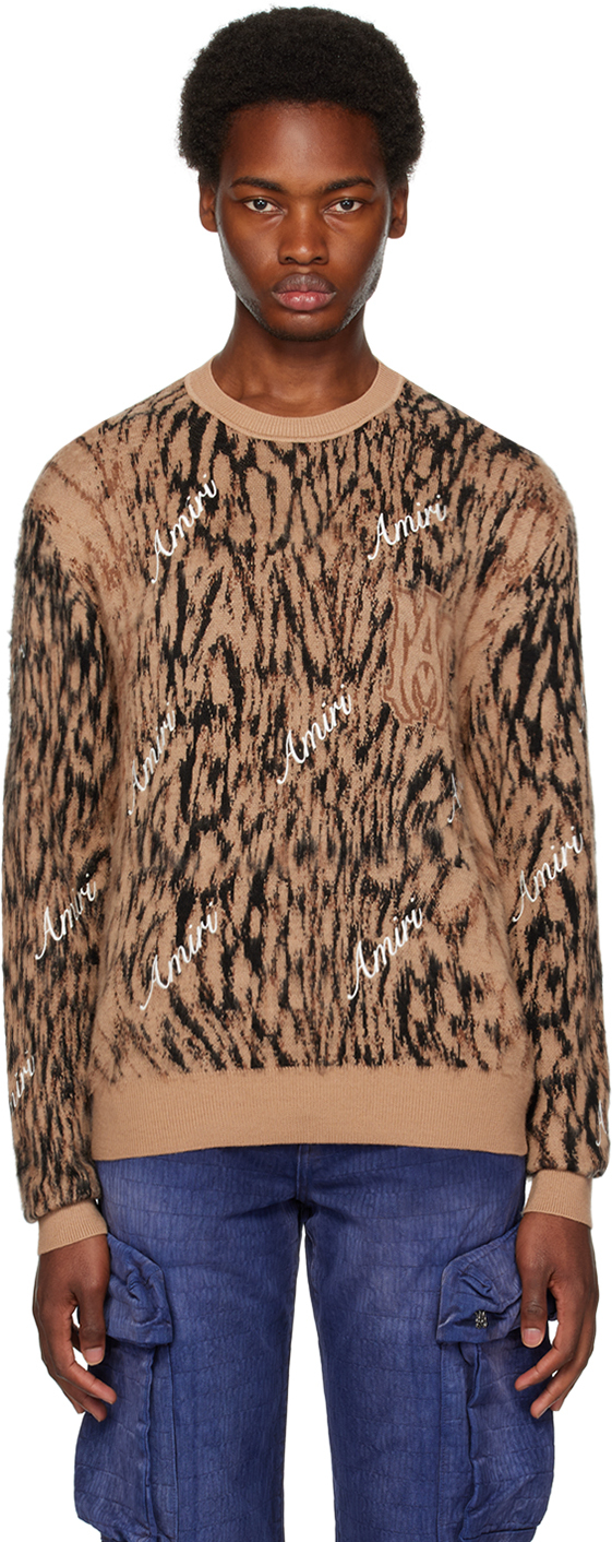 Brown Cheetah Sweater