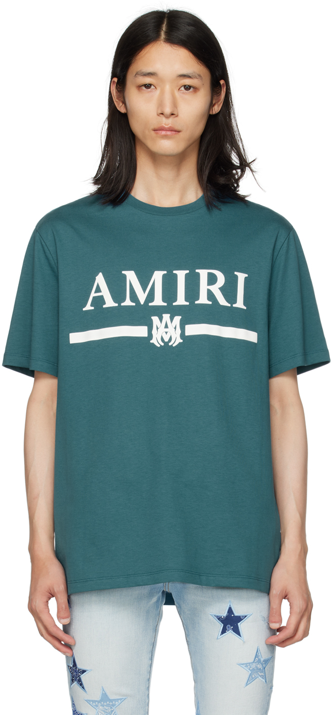 AMIRI Blue M.A. Bar T-Shirt