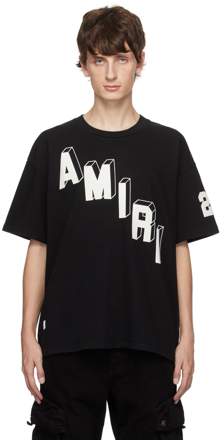 AMIRI Black Hockey Skater T-Shirt