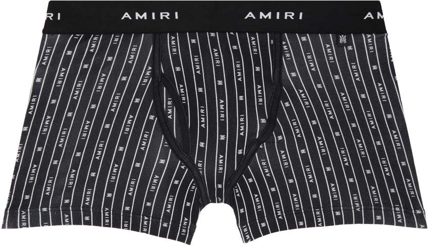 Black Vertical Amiri Boxers