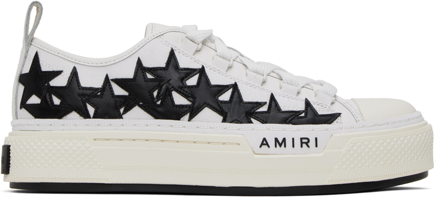 AMIRI White Stars Court Sneakers
