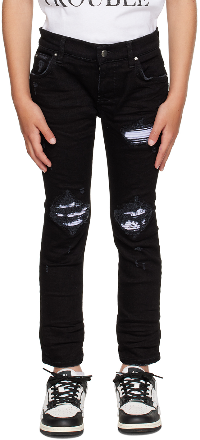 AMIRI Kids Black Bandana MX1 Jeans